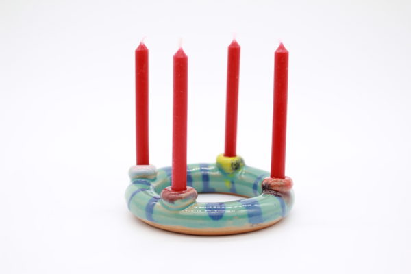 mini christmas candle  stand circle
