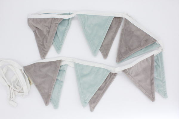 garland  blue&gray