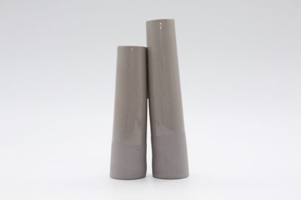 twin vase  brown - 画像 (2)