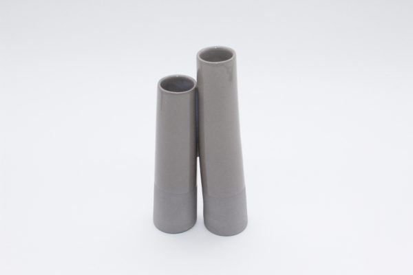 twin vase  gray - 画像 (3)