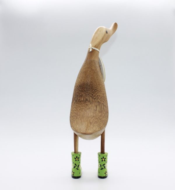 natural finish ducklet green boots (l) - 画像 (3)