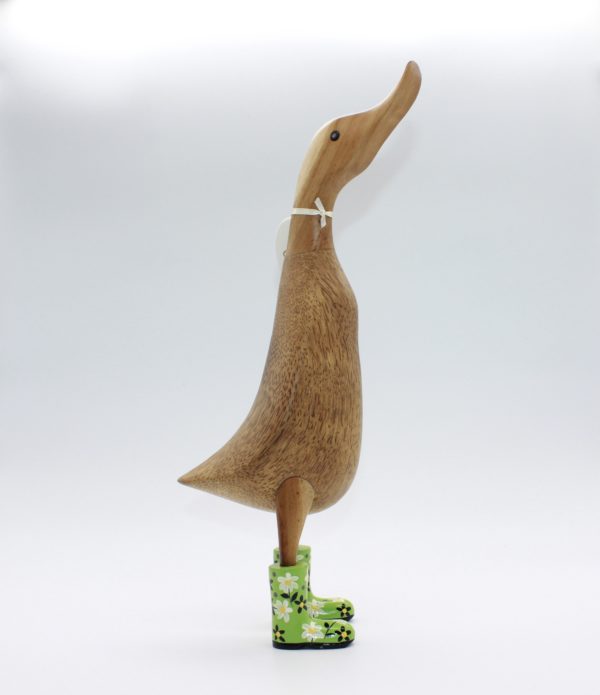 natural finish ducklet green boots (l) - 画像 (4)