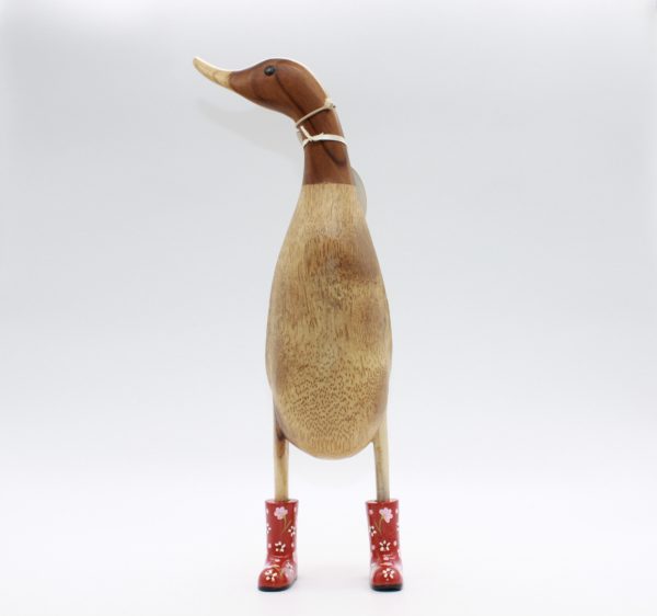 natural finish ducklet red boots (l) - 画像 (5)