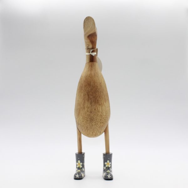 natural finish ducklet gray boots (l) - 画像 (5)