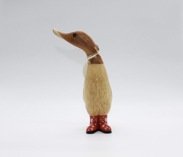 natural finish ducklet red boots (m) - 画像 (5)