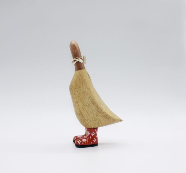 natural finish ducklet red boots (m) - 画像 (2)