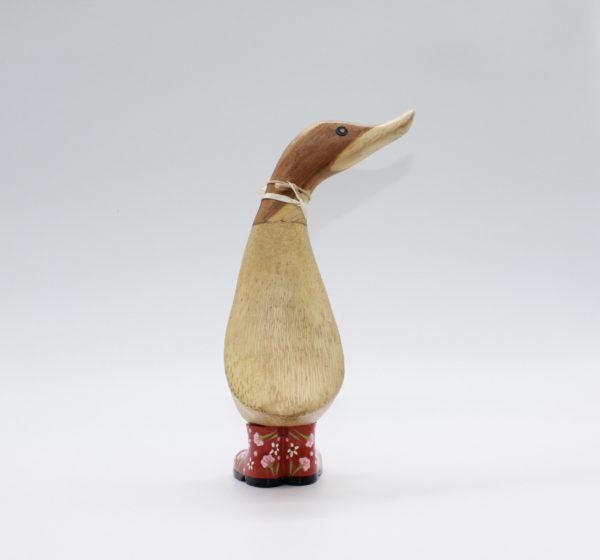 natural finish ducklet red boots (m) - 画像 (3)