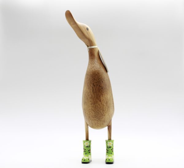 natural finish ducklet green boots (l) - 画像 (5)