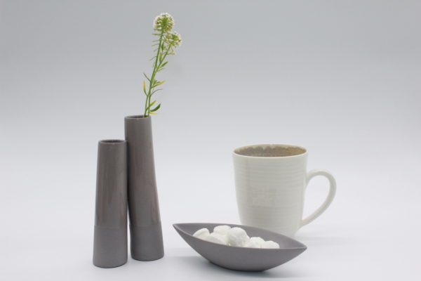 twin vase  gray - 画像 (4)